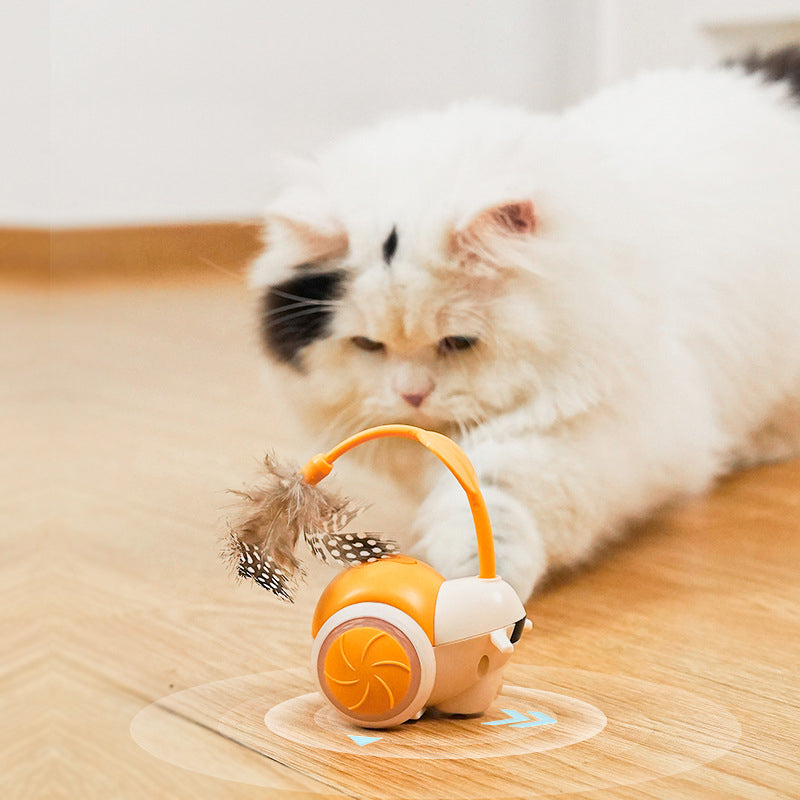 猫のおもちゃ 猫のおもちゃ 膨張したエゴ 猫じゃらし棒 インテリジェント猫じゃらし玩具 電動スポーツカー 怠け猫じゃらし棒 羽根