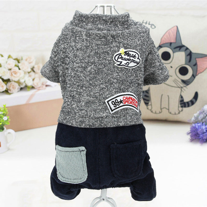 ペット服 犬用 四脚つなぎ ペット服