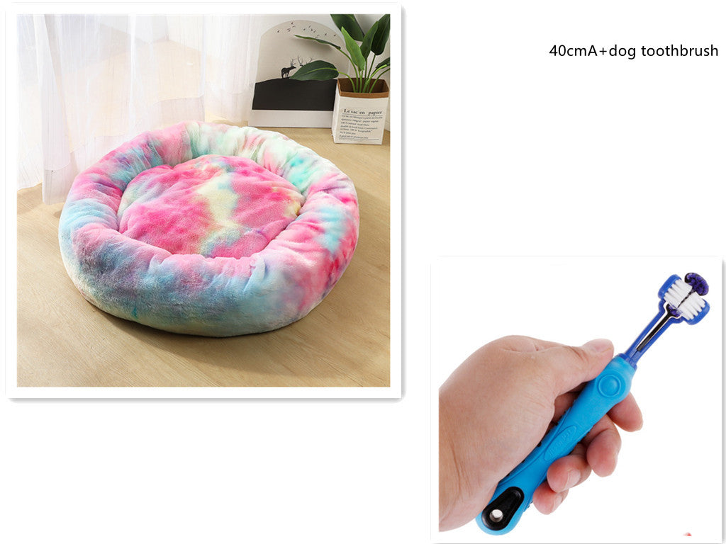 ランダムカラー歯ブラシペットぬいぐるみ犬用ブラシ口臭歯石除去デンタルケア犬猫クリーニング用品