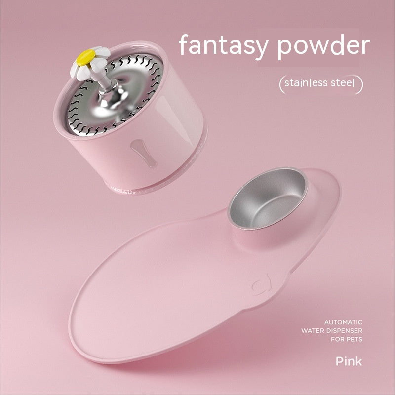 ペット給水器 小さな花の噴水フィルター ループドリンクファウンテン
