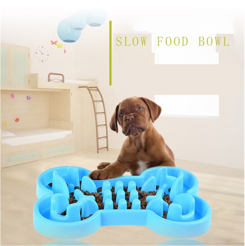 ペット用スローフードフィーダー 早食い防止トラベルボウル