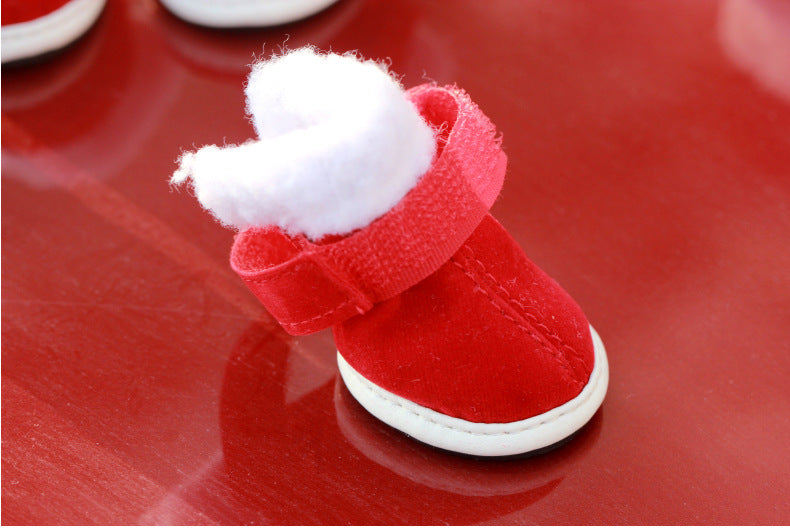 ペット用クリスマスシューズ