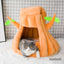 猫ハウス 猫小屋 猫用品 ペット用巣箱 ケージ 猫用巣 猫用ペット巣 猫用ホーム 猫用部屋 茶色 ペット用巣箱 ぬいぐるみ 猫用ベッド巣 猫用かわいい猫ケージ