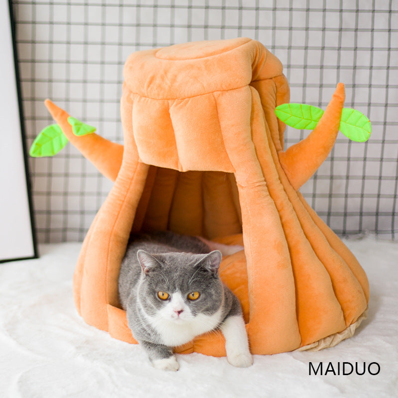 猫ハウス 猫小屋 猫用品 ペット用巣箱 ケージ 猫用巣 猫用ペット巣 猫用ホーム 猫用部屋 茶色 ペット用巣箱 ぬいぐるみ 猫用ベッド巣 猫用かわいい猫ケージ
