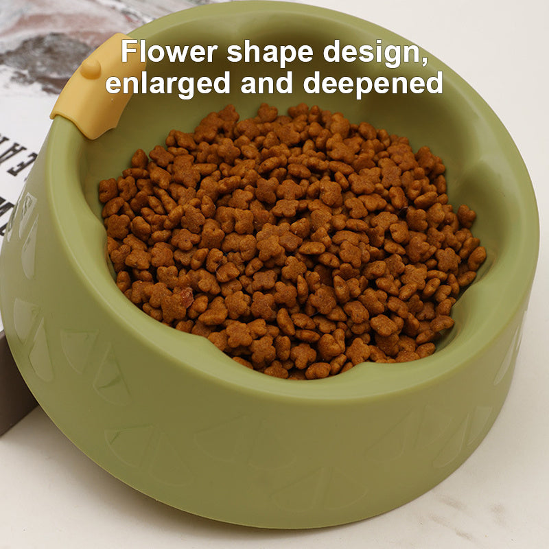 プラスチック製ペットボウル 犬猫用食器 室内用 ペットダブルボウル ドッグフード ウォーターフィーダー 猫 小型犬用 大容量ボウル