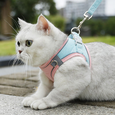 おしゃれな小型犬用ベストハーネスリードセット