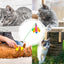 猫用おもちゃ 猫じゃらし 鈴付き トンボ 猫スティックおもちゃ インタラクティブペット玩具 猫用じゃらし 屋内猫用