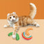 猫用おもちゃセット 猫用ぬいぐるみ キャットニップ入り ストライプ柄 猫用枕