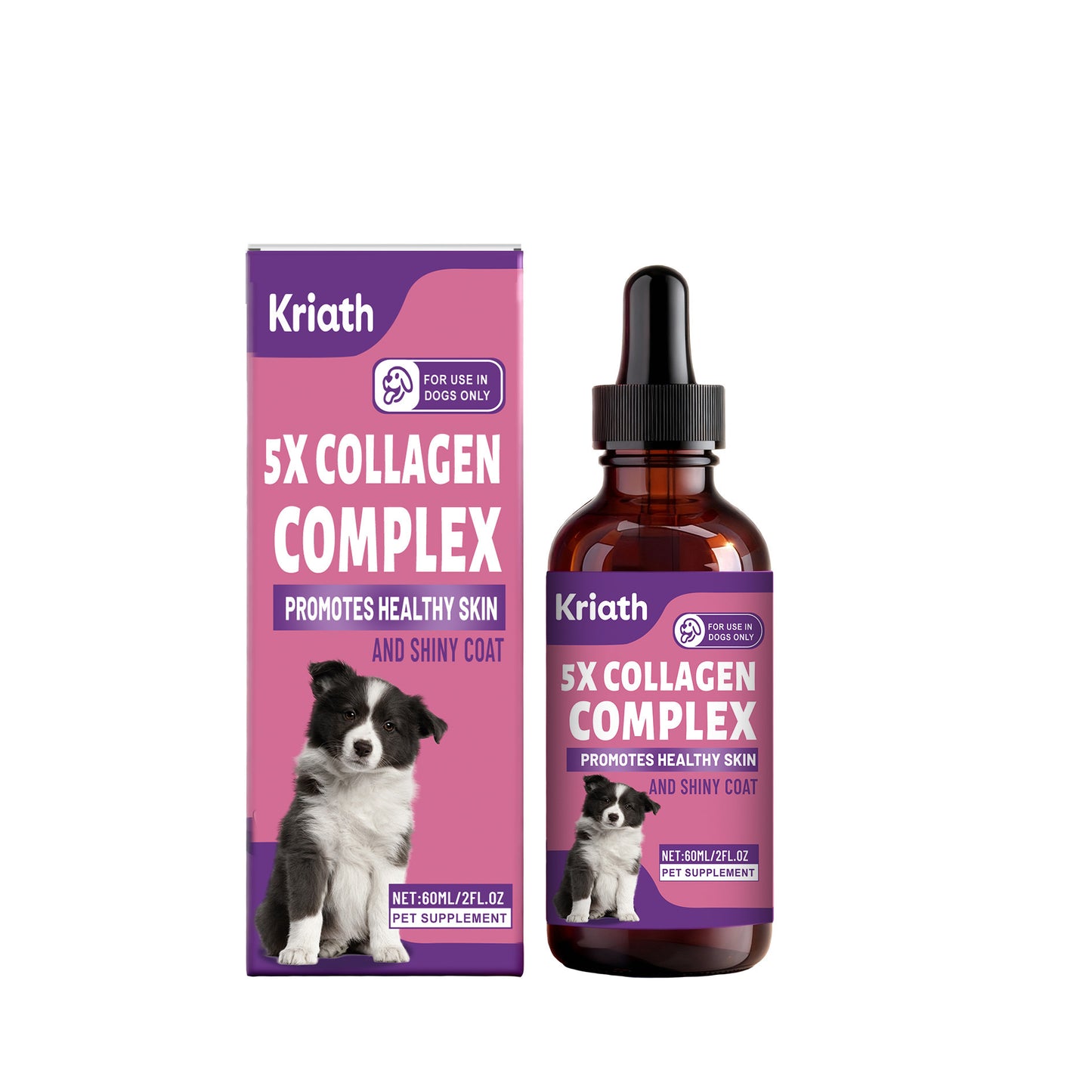 関節ケア、スキン＆ヘアケア、やさしい処方、栄養価の高い犬用コラーゲンドロップ