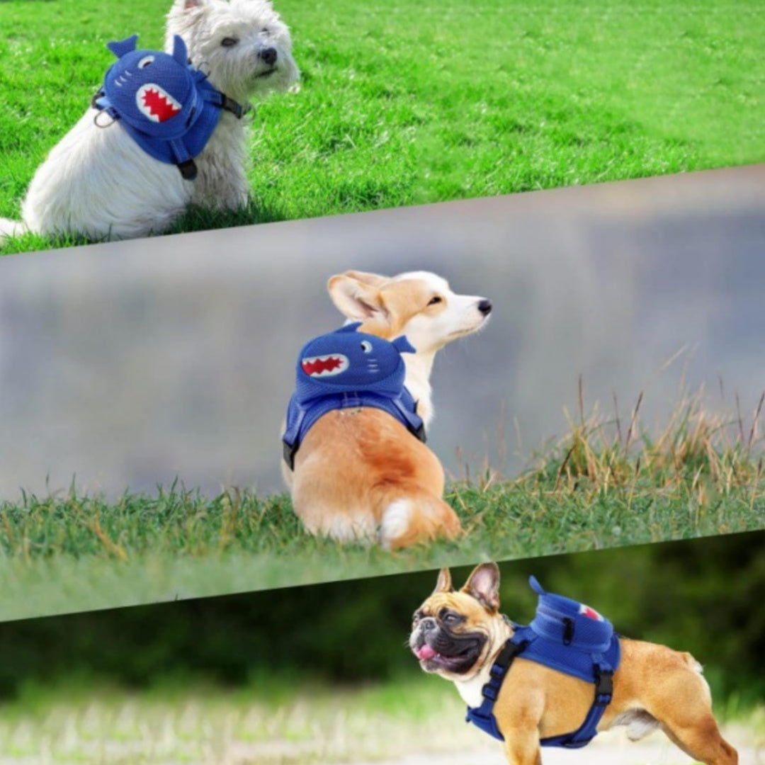 屋外旅行漫画犬用チェストストラップバックパック