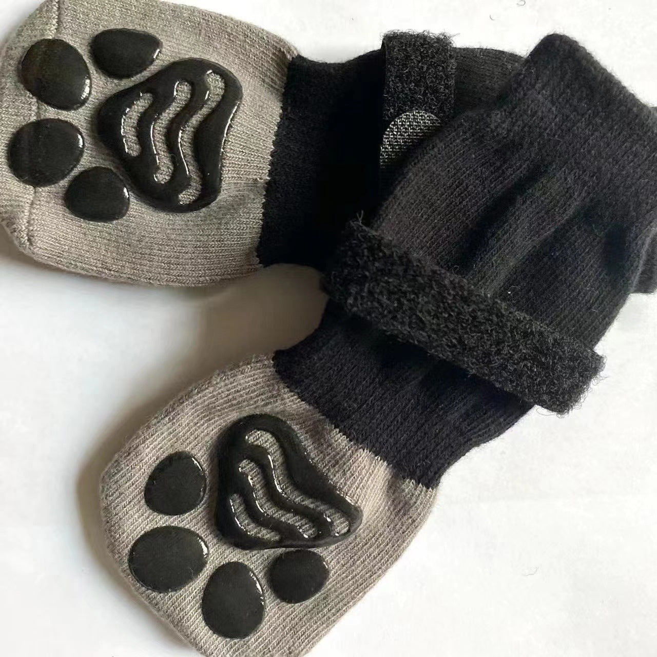 ペット用猫犬屋外滑り止め防水靴下シューズ