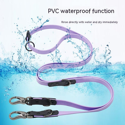 防爆犬鎖 多機能チェストストラップ 手持ちロープ 首輪セット