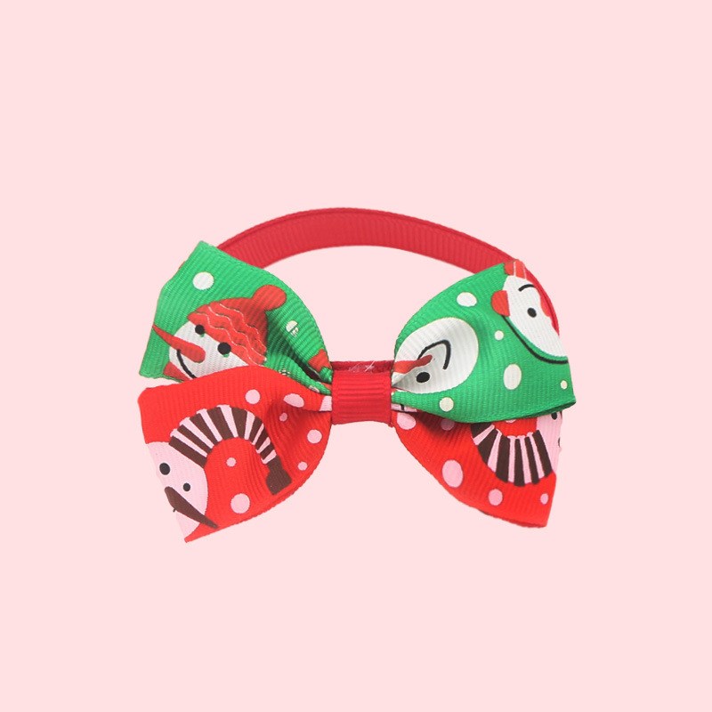 クリスマス 調節可能 猫 犬 首輪 ホリデー 猫 犬 蝶ネクタイ ペット ネックストラップ 猫 犬 グルーミング アクセサリー 子犬 猫 ネックレス