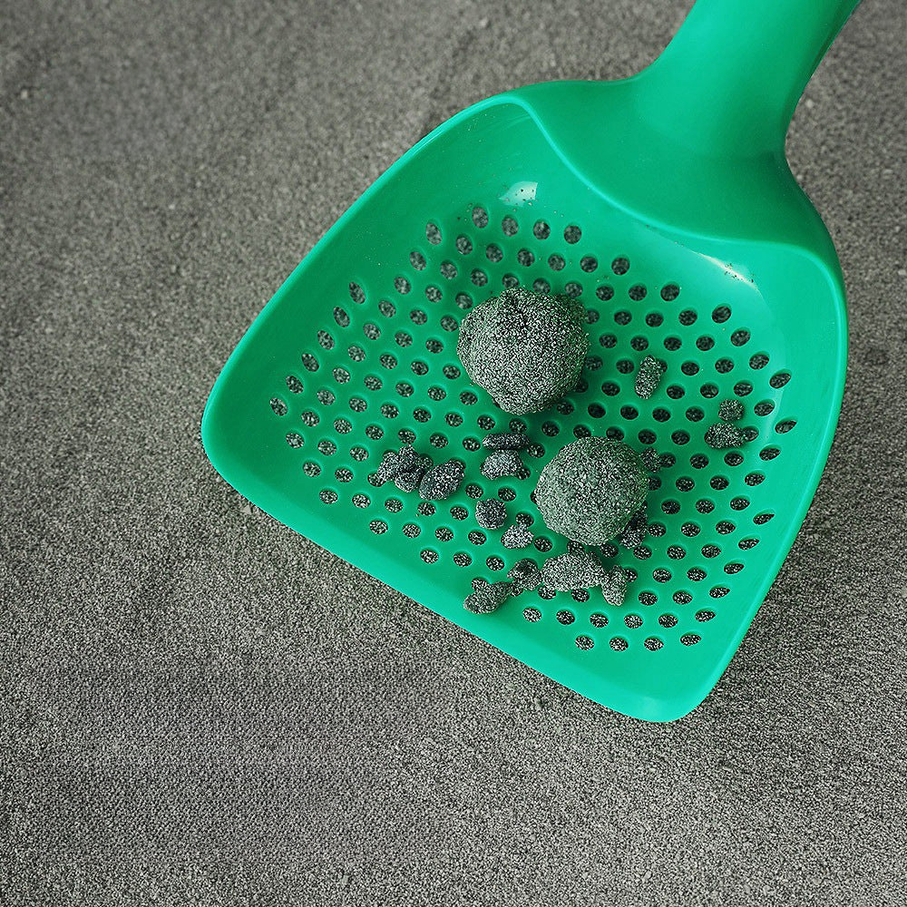 ペット用トイレ スコップ プラスチック製 猫砂用 穴あき 軽量 丈夫 お掃除ツール