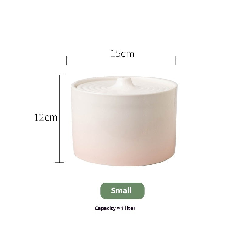 猫用陶器製給水器