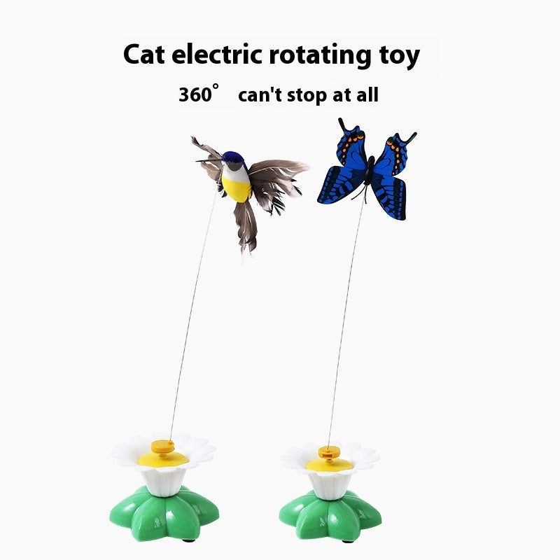 猫 おもちゃ 自動 猫じゃらし 電動回転