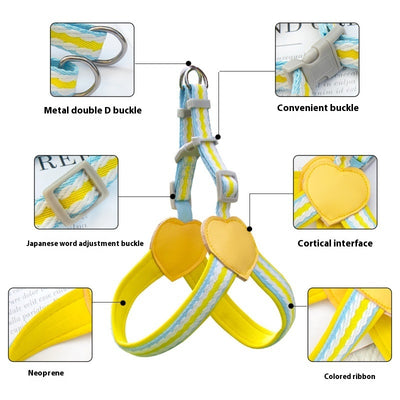 犬用リード付きハーネス