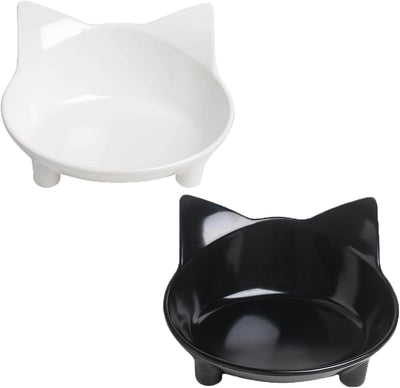 滑り止め猫用ボウル 猫用食器 ペットボウル ひげ疲れ軽減用浅型猫用水入れ 犬用ボウル 子猫、小型犬、小動物用広口給餌ボウル