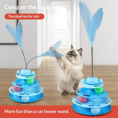 猫用おもちゃ ひとり遊び 猫ターンテーブルボール