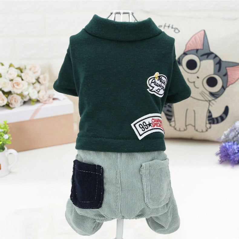 ペット服 犬用 四脚つなぎ ペット服