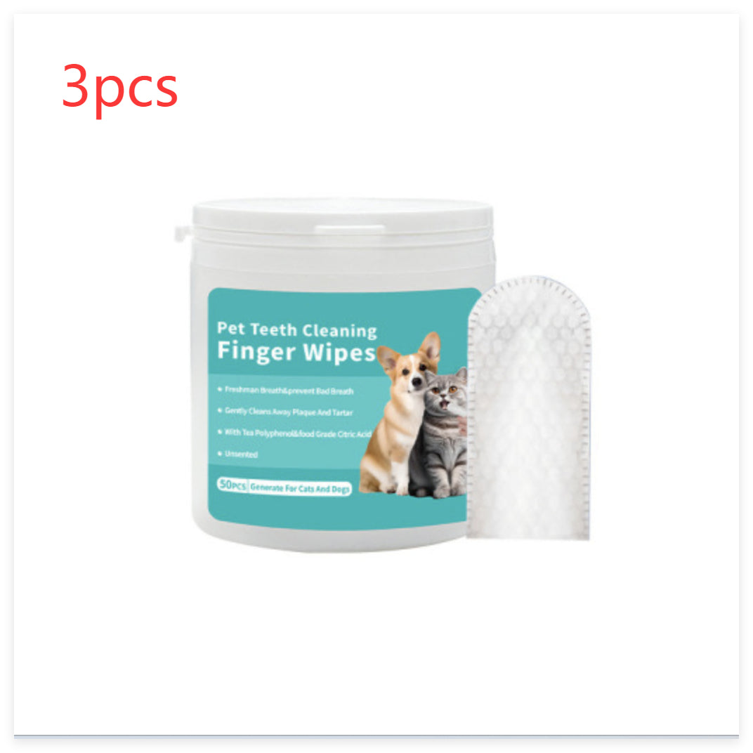 使い捨てペット清掃用品 歯磨きシート 耳ケア指サック 耳ダニ除去 猫犬用耳掃除 ペット用品