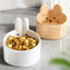 家庭用ペット陶器製ボウル 大口径犬用フード用品 子猫用食器セット 猫用品 犬用ボウル