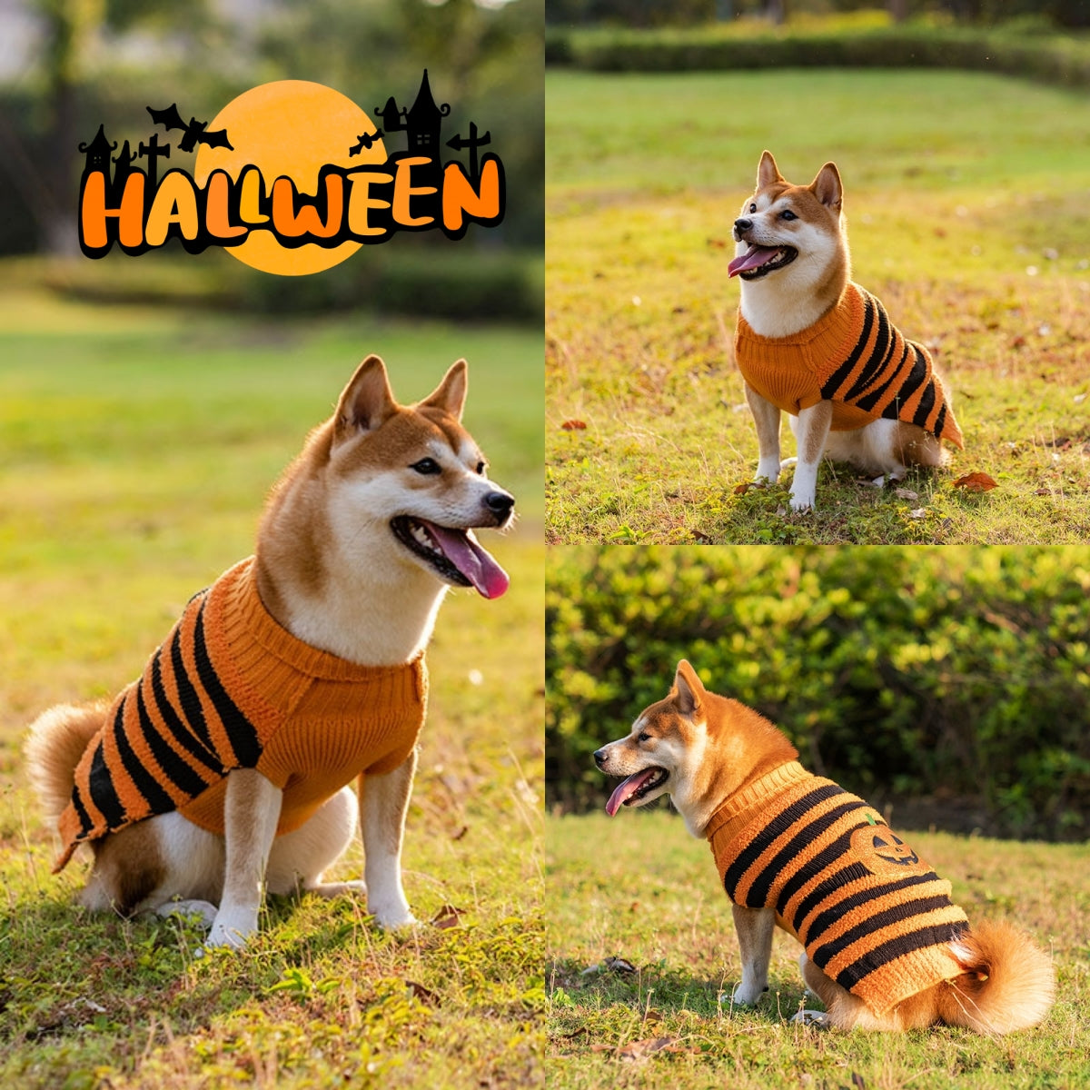 ハロウィン 犬用セーター ペットコスチューム テディ ウォームレジャーセーター コスプレ服 犬 猫用