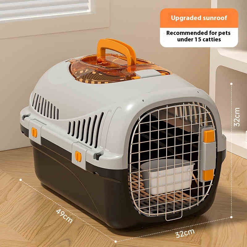 猫用フライトケース 携帯用外出猫ケージ