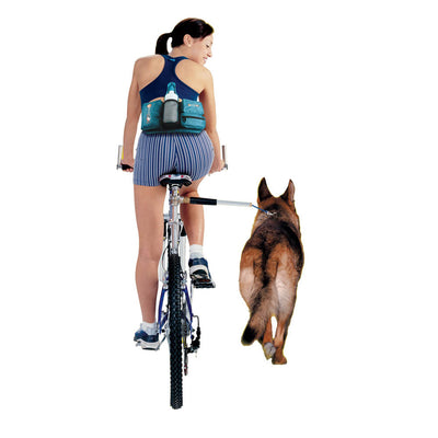 自転車犬散歩用手持ちリード