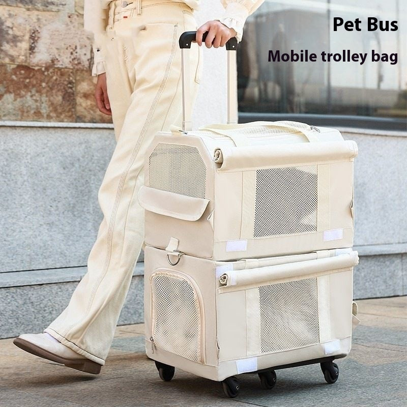 お出かけに便利な猫用ストレス軽減トラベルバッグ