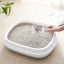 スコップ付きペット用トイレ 猫用トイレ 高品質 飛散防止 犬用プラスチックトイレ