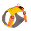 軽量犬用チェストハーネス 引き紐付き ファスナーポケット付き