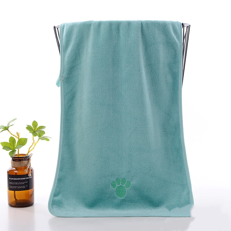 ポリエステル製ペット猫犬用速乾性バスタオル