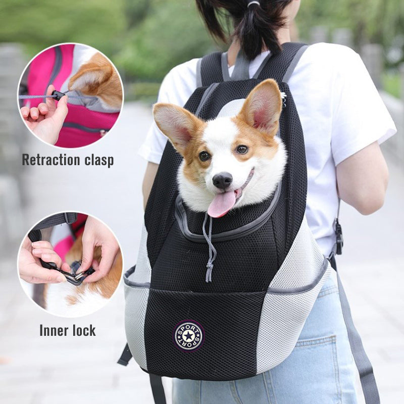 ペット用ポータブルトラベルバックパックキャリーバッグ