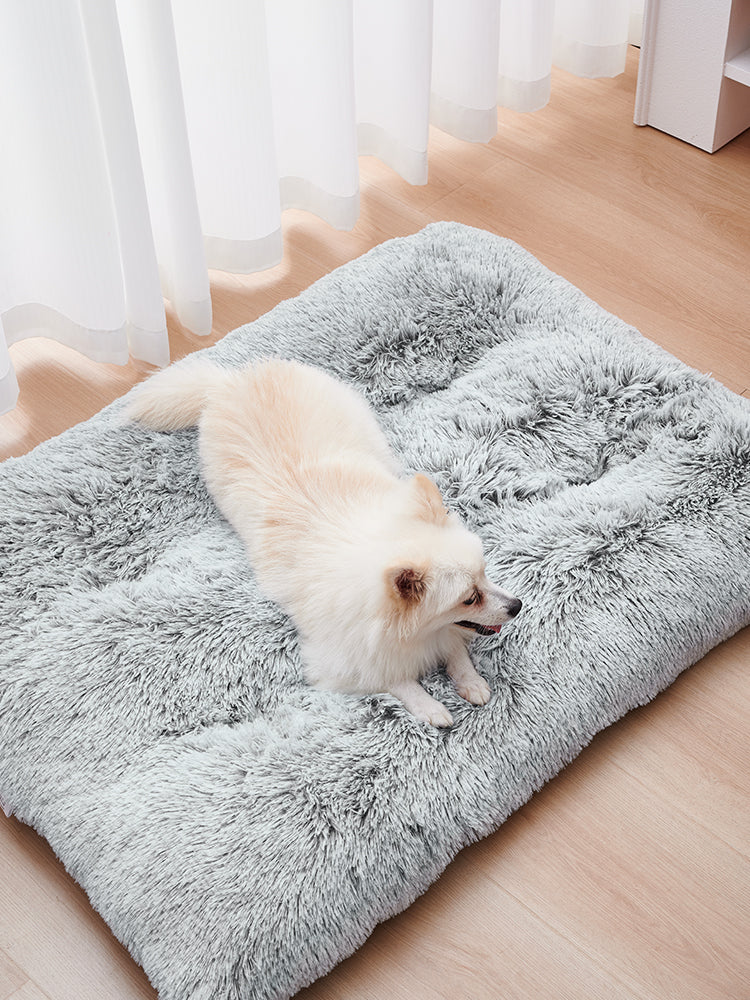 洗える犬用ベッドマット大型犬用ソファベッドポータブルペットケンネルロングプラッシュハウス睡眠保護製品ドッグベッド