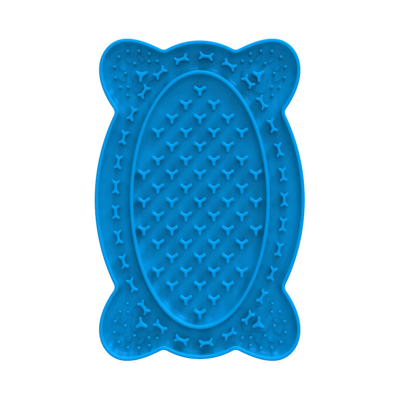 ペット用品 早食い防止トレイ 舐めマット ペットプレースマット