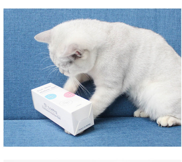 猫用おもちゃ ボール ミント 鈴 光るおもちゃ