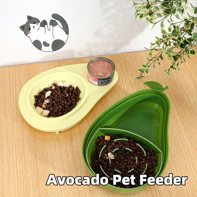 アボカドペット犬猫用自動給餌器ボウル 犬用給水器690mlボトル 子猫用ボウル スローフード給餌容器用品