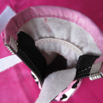 新ファッションPUレオパードプリントペットシューズ