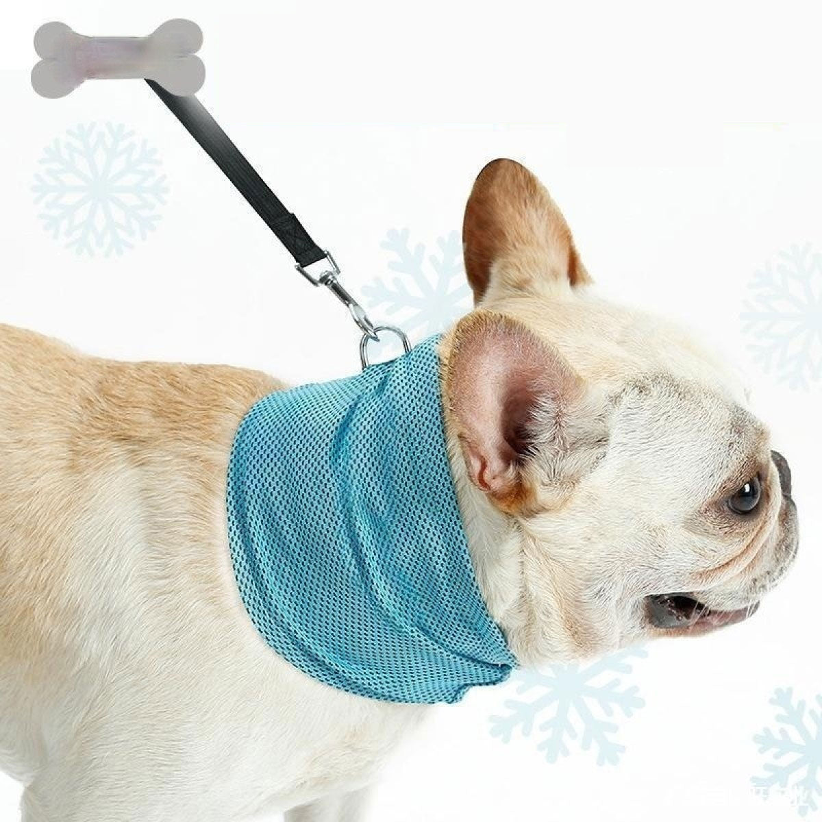 新商品 ひんやり 冷感 ペット用バンダナ 犬用スカーフ 夏用クールタオル ラップ 犬用首輪