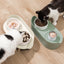 ペットボウル 傾斜 ダブルボウル 猫用 首保護 犬用水飲み器 フードボウル 調整可能 こぼれ防止 猫用給餌器 ペット用品