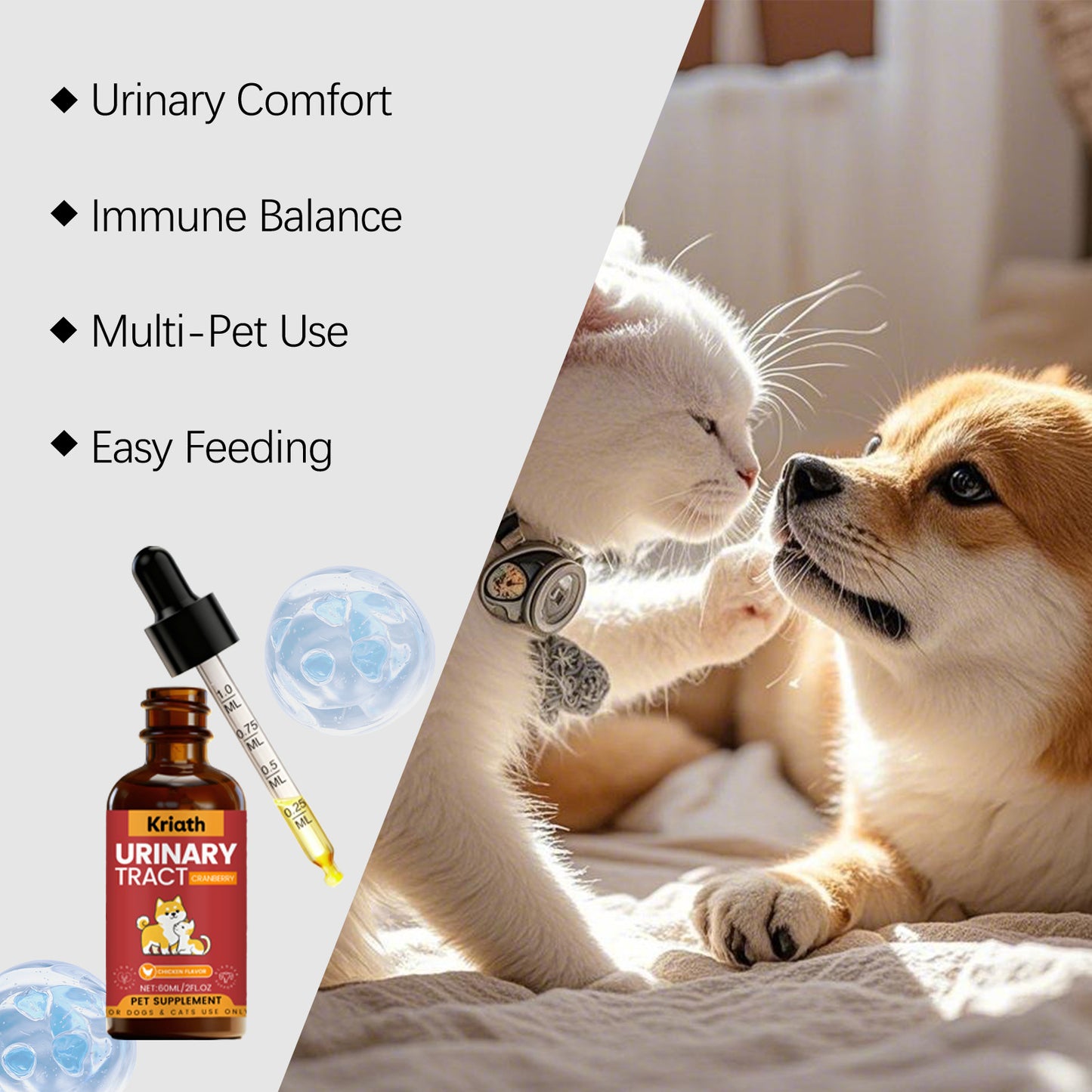 猫と犬の泌尿器ケア沈静化ドロップ