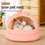 家庭用ファッションボウノット猫用ベッド