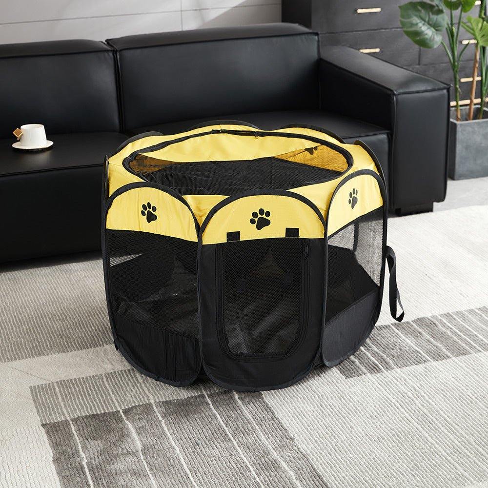 ペット用八角形ケージ 折りたたみ式 防水
