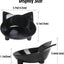 滑り止め猫用ボウル 猫用食器 ペットボウル ひげ疲れ軽減用浅型猫用水入れ 犬用ボウル 子猫、小型犬、小動物用広口給餌ボウル
