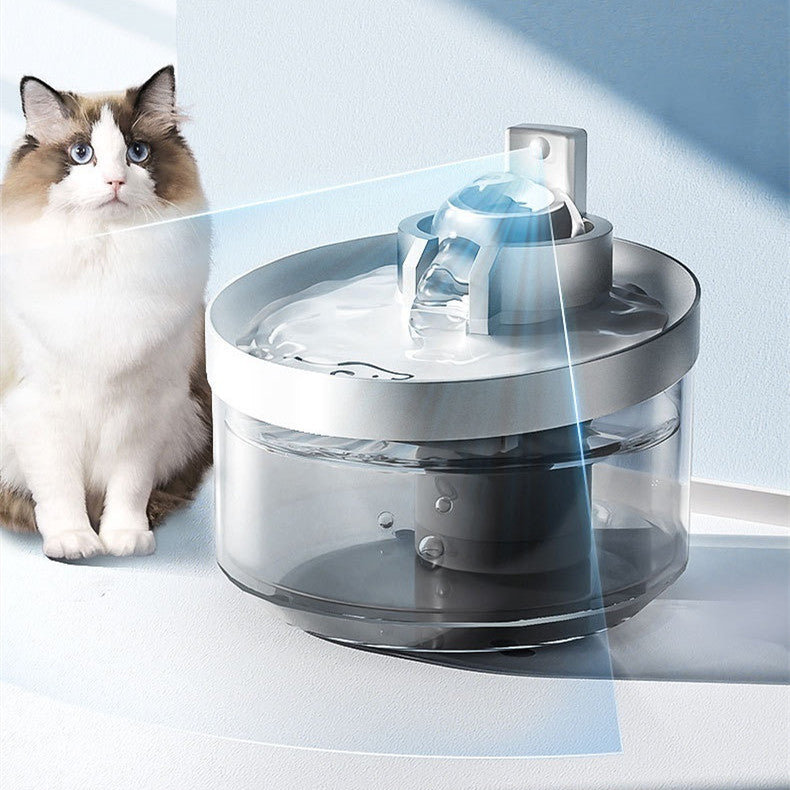 猫用自動給水器 ワイヤレス誘導 ドリンクファウンテン