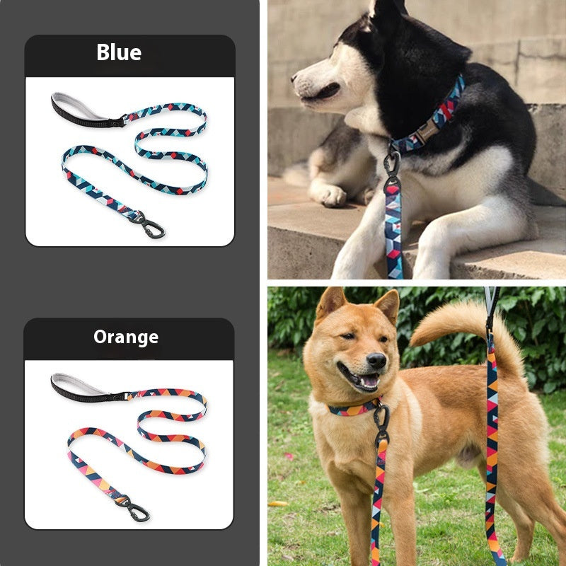 手持ちロープ式脱走防止犬用リード ペット用品