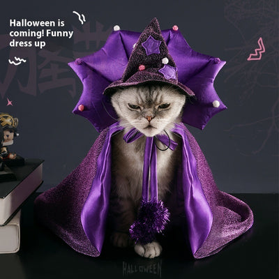 ペット 猫 犬 服 マジッククロークハット