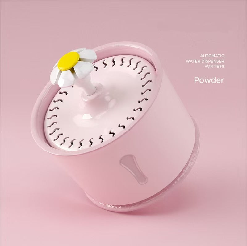 ペット給水器 小さな花の噴水フィルター ループドリンクファウンテン