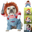 ハロウィーン ペットコスチューム 犬用 面白い服 調節可能 ドッグコスプレ衣装 怖いコスチューム パーティー集まり